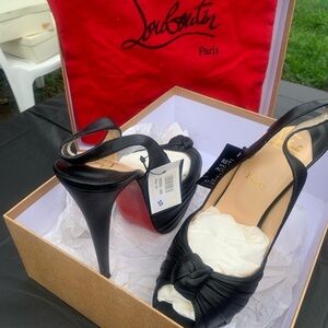 Christian Louboutin Black Patent Leather Heels